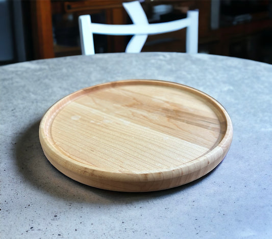 Round Maple Dish