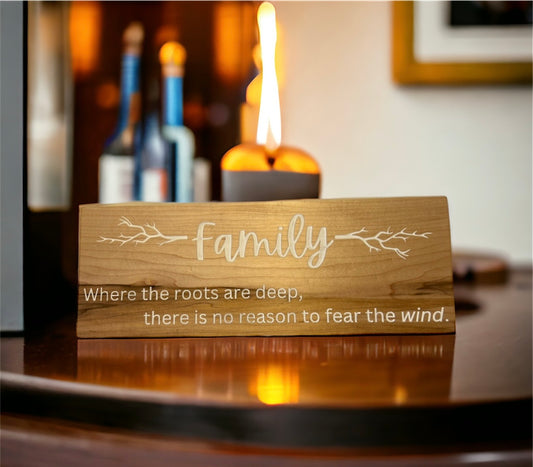 Family Sign (Engraved)